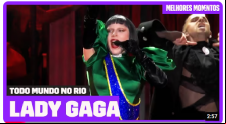 Os MELHORES MOMENTOS do show da LADY GAGA em Copacabana! | Todo Mundo no Rio - Canal Música MULTISHOW/ YouTube