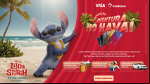 Bradesco e Visa lançam a Promoção Aventura no Havaí, inspirada no filme Lilo & Stitch, da Disney