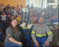 Em dois meses, Iluminando Gerações já ensinou quase 800 estudantes sobre cuidados com a eletricidade